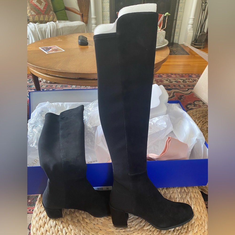 New Stuart Weizmann 5050 City Block Boot in Black